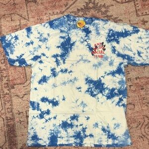 Anti Social Social Club Double Dragon  True Royal Blue Tie-Dye Medium